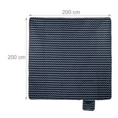 UNBRANDED Piknik odeja 200 x 200 cm valoviti vzorec 