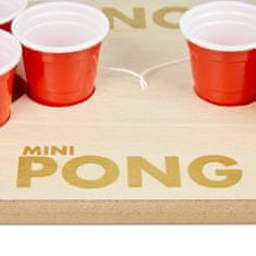 UNBRANDED Mini Beer Pong z rdečimi skodelicami 