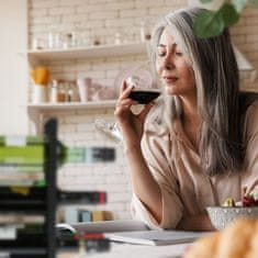 UNBRANDED Kovinsko stojalo za vino za 9 steklenic 