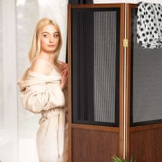 UNBRANDED Zaslonska stena z videzom oreha 
