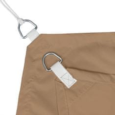 UNBRANDED Sun sail trapezoidna kavno rjava 