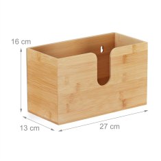 UNBRANDED Podajalnik papirja iz bambusa 