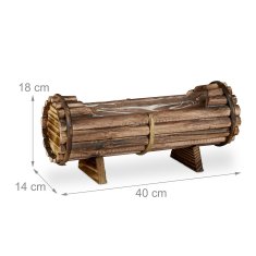 UNBRANDED Cvetlična škatla Wood Set 2 