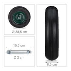 UNBRANDED Kolo za samokolnico 4,80 4,00-8 + os 