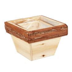 UNBRANDED Kvadratni leseni lonci v kompletu 2 