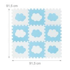 UNBRANDED puzzle podloga z 18 kosi Cloud 