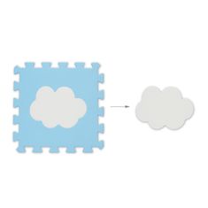 UNBRANDED puzzle podloga z 18 kosi Cloud 
