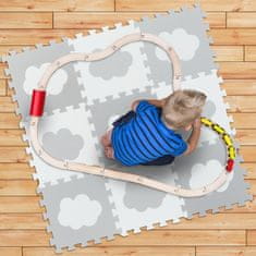 UNBRANDED puzzle podloga z 18 kosi Cloud 