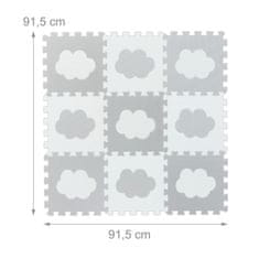 UNBRANDED puzzle podloga z 18 kosi Cloud 