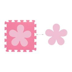 UNBRANDED Puzzle podloga s cvetličnim vzorcem 