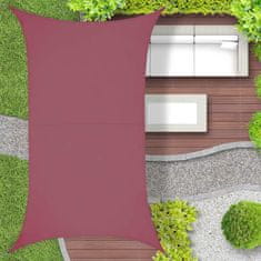UNBRANDED Sun sail pravokotno bordo 