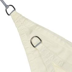 UNBRANDED Sun sail pravokotno krem barve 