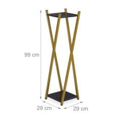 UNBRANDED Podstavek za rože z 2 nivoji 