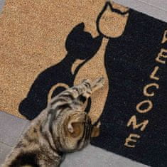 UNBRANDED Predpražnik iz kokosovih vlaken "Welcome" s kat 