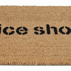UNBRANDED Predpražnik iz kokosovih vlaken "Nice shoes" 