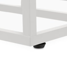 UNBRANDED Cvetlično stopnišče belo v 4 nivojih 