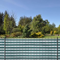 UNBRANDED Zaščita zasebnosti 1,8 m zeleno-bela 