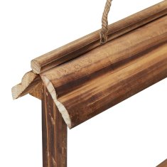 UNBRANDED 2x leseni ptičji krmilnici 