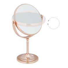 UNBRANDED Povečevalno ogledalo bakrene barve 
