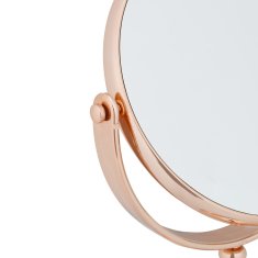 UNBRANDED Povečevalno ogledalo bakrene barve 