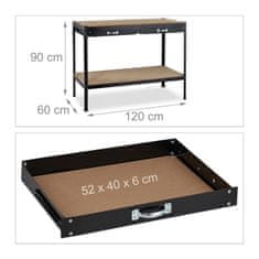 UNBRANDED Delovna miza s predali 