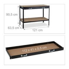 UNBRANDED Delovna miza s predalom 