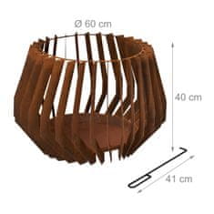 UNBRANDED Zaščita zasebnosti 2 m modro-bela 
