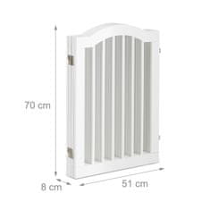 UNBRANDED Bela varnostna vrata 70 cm 