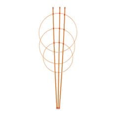 UNBRANDED Opora za rastline 76 cm oranžna, set 6 kom 