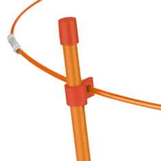 UNBRANDED Opora za rastline 76 cm oranžna, set 6 kom 