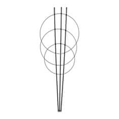 UNBRANDED Opora za rastline 76 cm črna, komplet 6 kom 