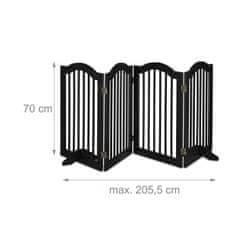 UNBRANDED Črna varnostna vrata 70 cm 
