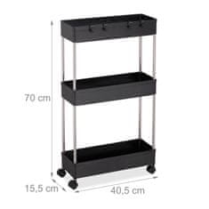 UNBRANDED Nišni voziček s 3 nivoji 