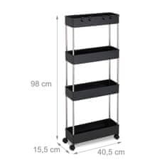 UNBRANDED Nišni voziček s 4 nivoji 