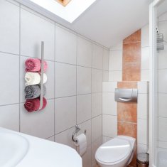 UNBRANDED Srebrno obešalo za brisače iz nerjavečega jekla 