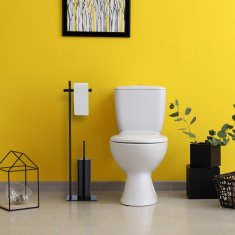 UNBRANDED WC stojalo črno 