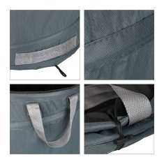 UNBRANDED 3 kos. vrtne vreče 85-litrske sive 