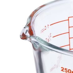 UNBRANDED Stekleni merilni vrč 250 ml 