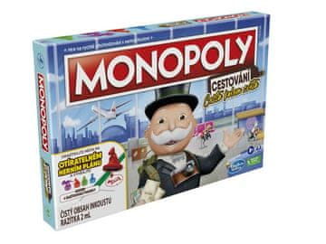 HASBRO MONOPOL OKOLI SVETA POTOVANJE CZ RAZLIČICA