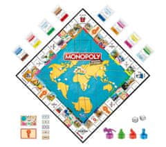 HASBRO MONOPOL OKOLI SVETA POTOVANJE CZ RAZLIČICA