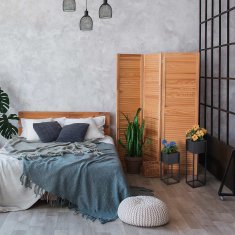 UNBRANDED Kovinsko stojalo za rože - 2 kosa v črni barvi 