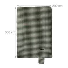 UNBRANDED Piknik odeja 200 x 300 cm karo 