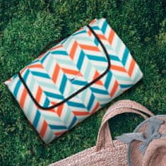 UNBRANDED Piknik odeja 300 x 200 cm cik cak 