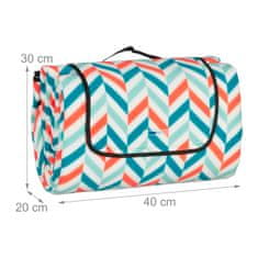 UNBRANDED Piknik odeja 300 x 200 cm cik cak 