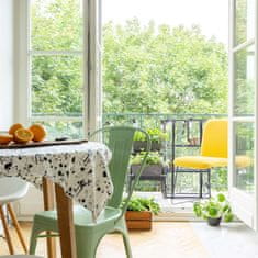 UNBRANDED Rastlinjak s 3 policami za balkon 