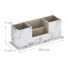 UNBRANDED Namizni organizator v videzu marmorja 