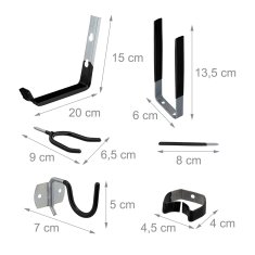 UNBRANDED 30-delni set stenskih kljuk 