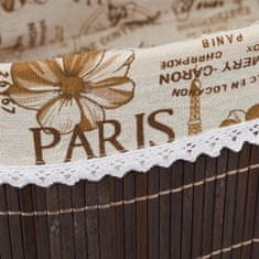 UNBRANDED Košara za kruh Paris v rjavi barvi 