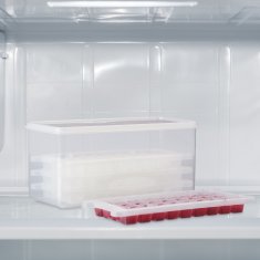 UNBRANDED Set modelčkov za ledene kocke s škatlo in pokrovom 