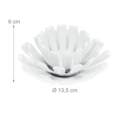 UNBRANDED set 2 držal za čajne svečke v obliki rože 